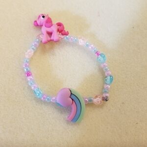 NWT Handcrafted Children's My Lil Pony Bracelet